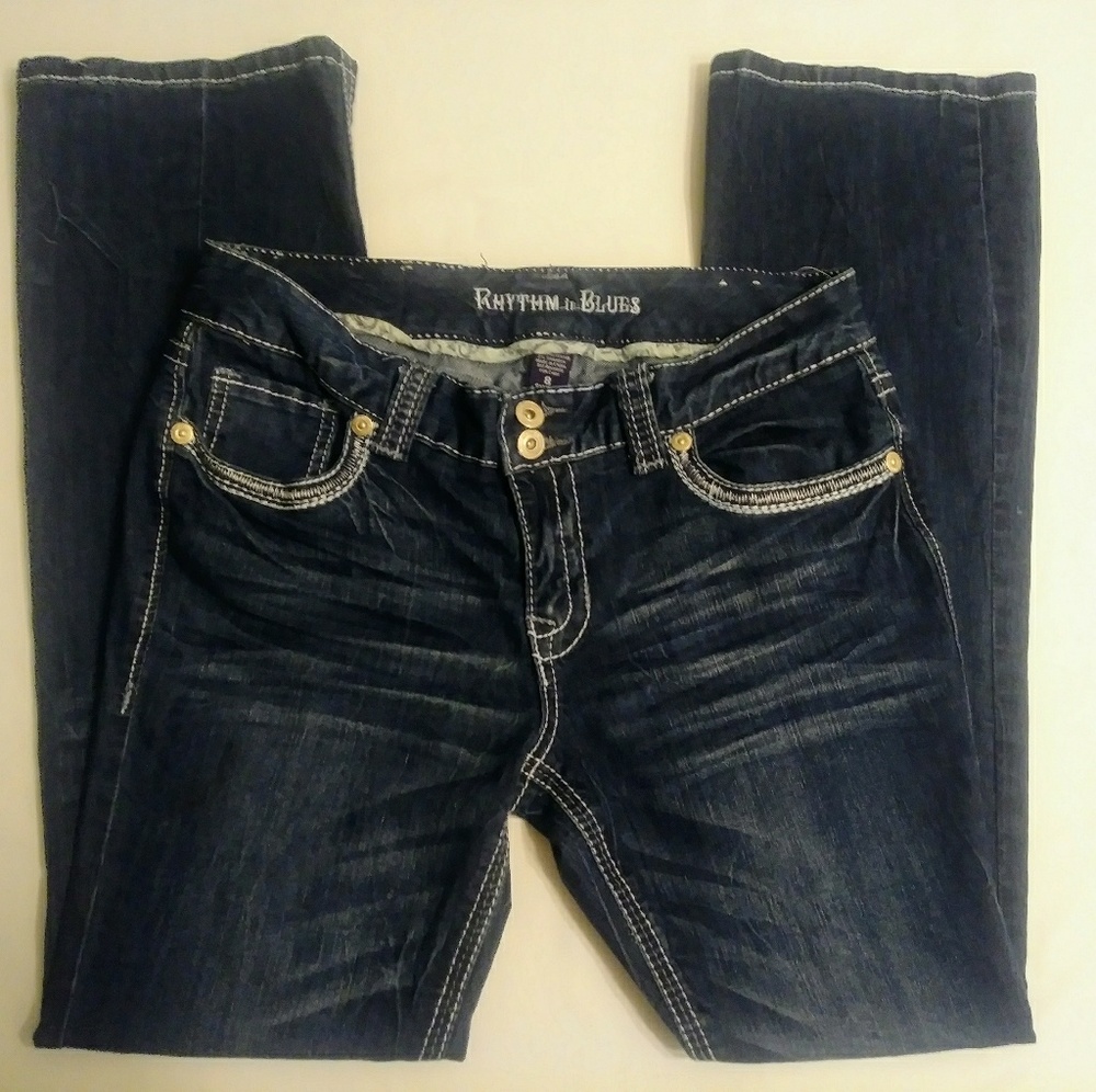 Rythym In Blues Jeans size 8 Short